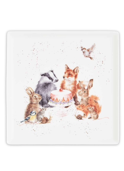Woodland Party Square Plate